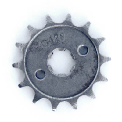 Pignon 14 dents en 428 arbre 17mm