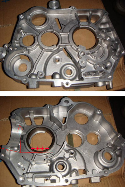 Paire carter moteur 125/150 Daytona -2011/12- 