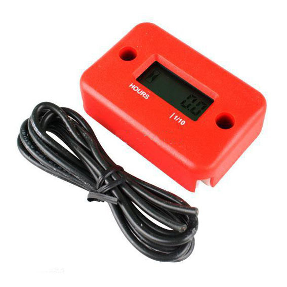 Compteur heure rouge