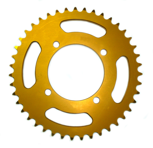 Couronne alu CNC 420 46dents -al�sage 76mm-