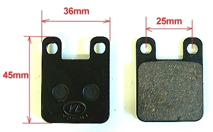 Plaquette de frein simple piston -petite-