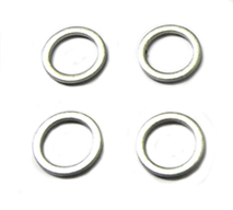 4 joints aluminium raccord 8mm