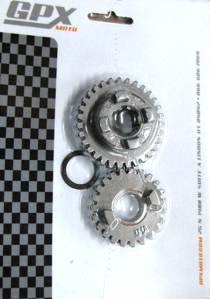 Kit pignons 3�me pour moteur YX 140/149/150/160/170 renforc� 