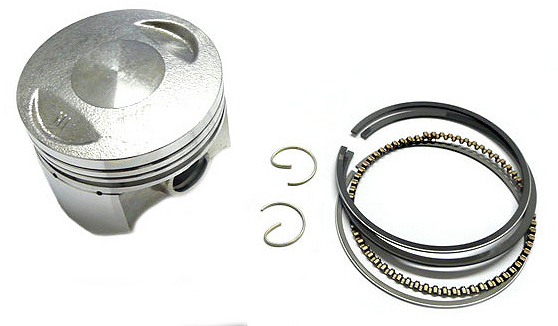Piston et segments 67mm, axe 16, 250 ZongShen/Lifan/Loncin/Shineray