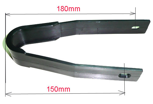 Patin de bras oscillant plastique, long