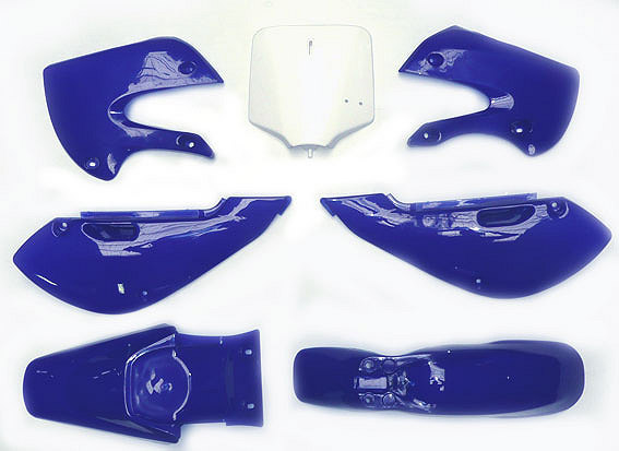 Kit plastique bleu KLX110