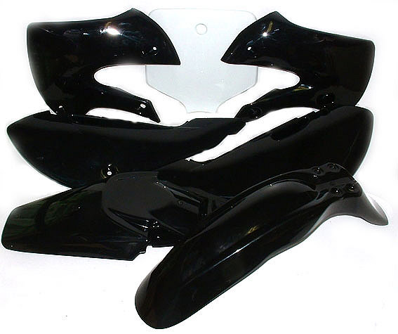 Kit plastique noir KLX110