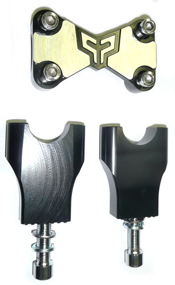 Pontet LXR r�glable haut pour guidon diam�tre 28.6mm