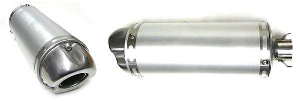 Silencieux aluminium embout inox