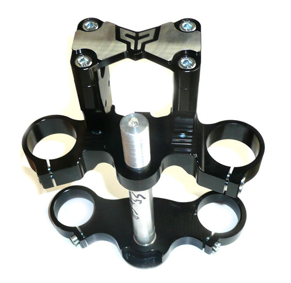 T�s de fourche alu CNC LXR 2009 � 2011 45/48mm et guidon 28.6mm