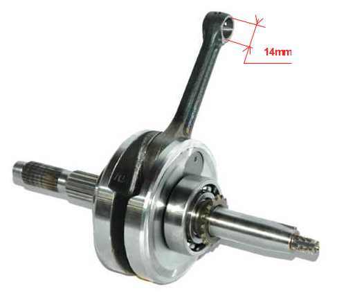Vilebrequin LIFAN 125-1P52FMI et 138-1P54FMI