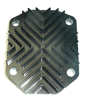 Cache sup�rieur de culasse CNC noir