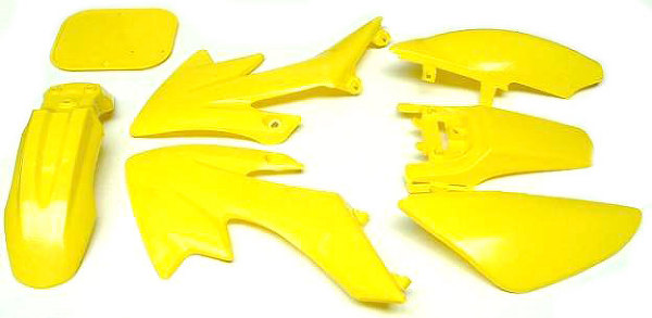 Kit de plastique jaune type CRF50