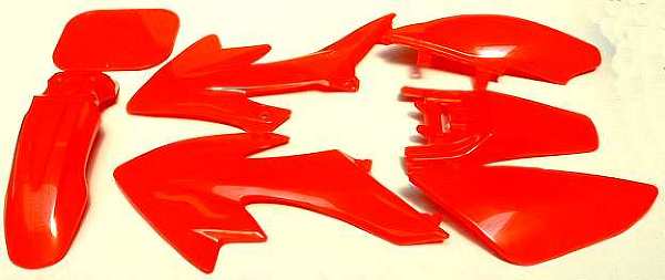 Kit de plastique rouge type CRF50