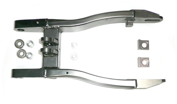 Bras oscillant alu extrud�, axe 12mm, entre axe 385 � 415mm