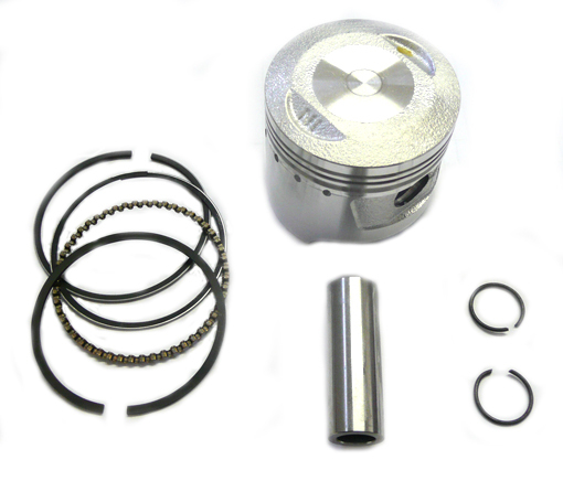 Piston et segments 88cm3, al�sage 47mm axe de 13mm