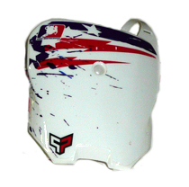 Plaque avant CRF70, LXR FOX USA PITSTERPRO 2012