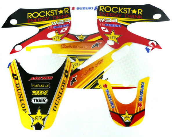 Stickers ROCKSTAR forme KLX110 