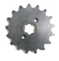 Pignon pit bike 17 dents, chaîne 420, arbre 17mm-Pit-bike