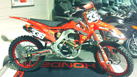 HONDA CRF250 UPower  RED RIM-Pit-bike