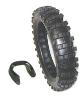 Pneu arrière cross Guangli 80 / 100 x 12'' avec la chambre à air-Pit-bike