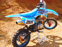 PITSTERPRO MX110, BLUE FMF-Pit-bike