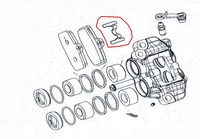 Ressort de plaquette Formula pour pitbike BUCCI F15-R  maitre cylindre av-Pit-bike