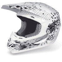 Casque ACERBIS blanc-Pit-bike