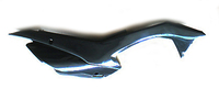 Cache latéral droit noir PITSTERPRO pour type CRF110-Pit-bike-Partie cycle
