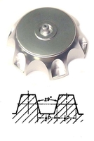 Bouchon réservoir CNC alu, filet trapézoïdal -réservoir KLX/CRF/TTR/AGB--Pit-bike