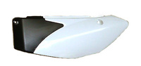 Cache latéral gauche blanc LXR 2009 à 2012-Pit-bike