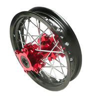 Roue arrière pit bike 12'' VPARTS pour MX -jante 1.85''--Pit-bike