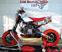 PITSTERPRO SUPERMOTARD LXR150RR 2013, E-150-4S, DRT Racing team-Pit-bike