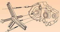 Extracteur carter moteur-Pit-bike