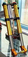 Fourche inversée FACTORY 605mm 48/48mm.-Pit-bike