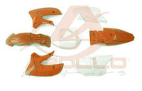 Kit plastique orange long pour AGB30, AM-D8, RX250,-Pit-bike