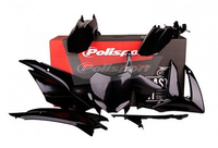 Kit plastique POLISPORT CRF110 noir-Pit-bike