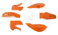 Kit plastique orange KLX110-Pit-bike