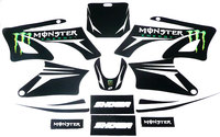 Stickers Monster pour pit bike AGB27/SOHOO/FREE PIT/SKUD-Pit-bike