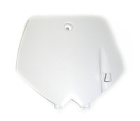 Plaque avant LXR Racing blanche-Pit-bike
