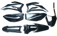 Kit plastique noir, économique -TTR style--Pit-bike