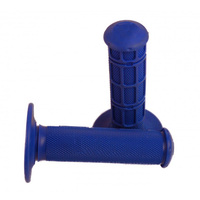 Poignées caoutchouc bleue MX-Pit-bike
