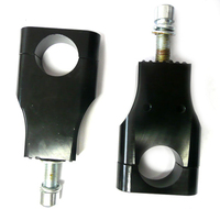 Supports guidon noir pour LXR150R, réglable haut pour guidon diamètre 28.6mm-Pit-bike