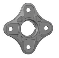Support de poussée pour 6 disques Tokawa-Pit-bike