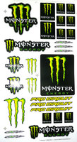 Stickers universel Monster Energy 2009-Pit-bike