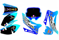Stickers YAMAHA pour plastique forme LXR et TTR110-Pit-bike