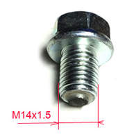 Bouchon vidange magnétique M14 x 1.5-Pit-bike