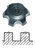 Bouchon de réservoir filetage carré CRF50, CRF70, AGB27, AGB29, AGB30, LXR, MX110-Pit-bike